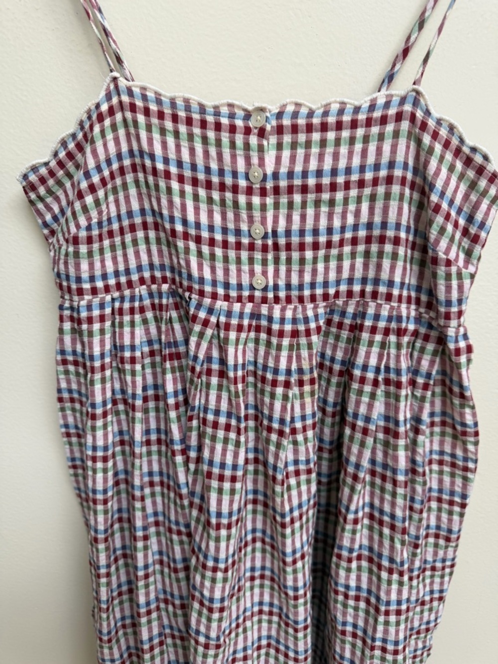 Madewell Gingham Sundress with Spaghetti Straps - Picture 3 of 12